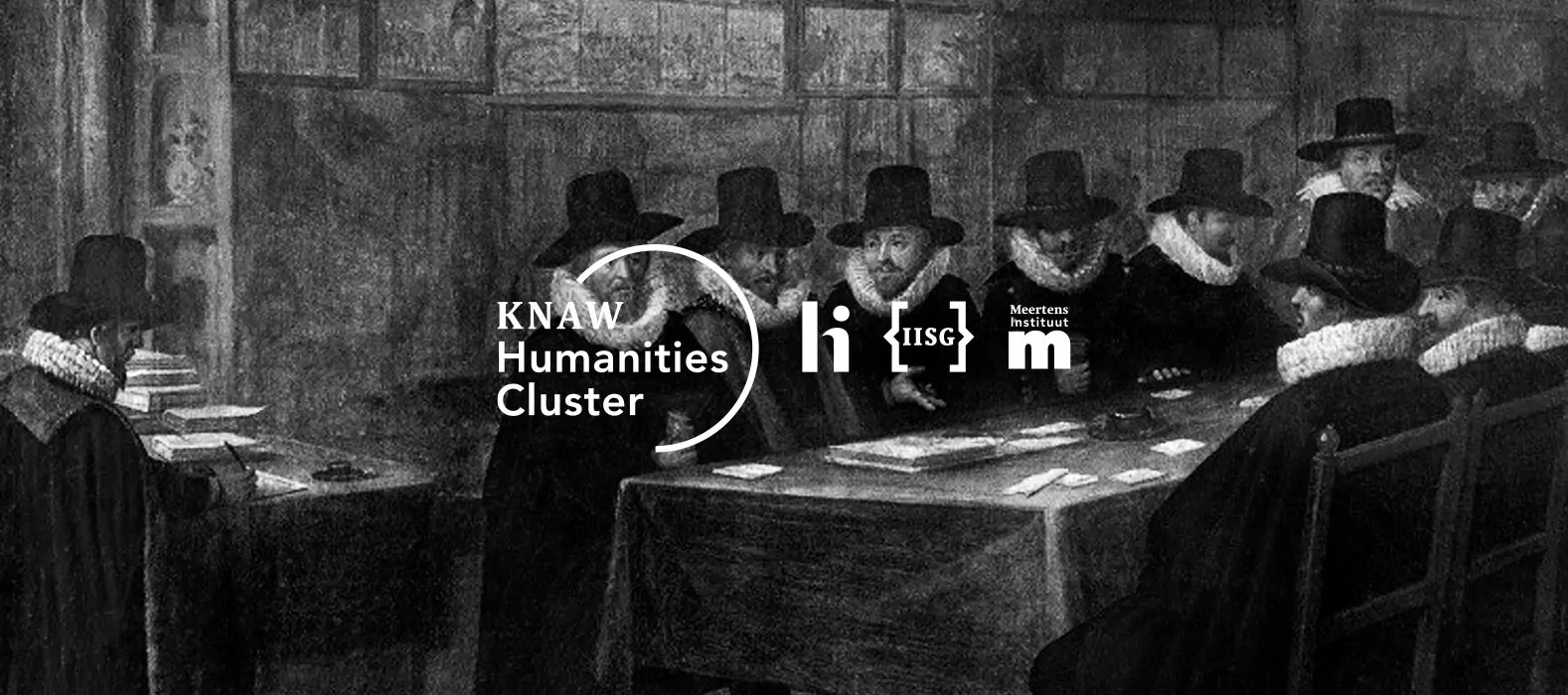 Een fraai plaatje bij KNAW Humanities Cluster